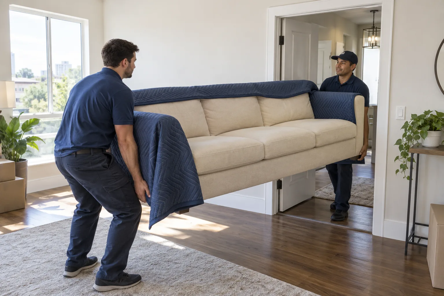 Couch & Sofa Removal being prepared carefully