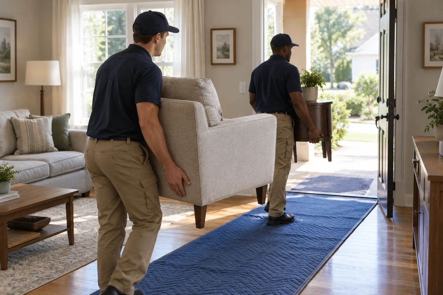 Furniture Removal being prepared carefully